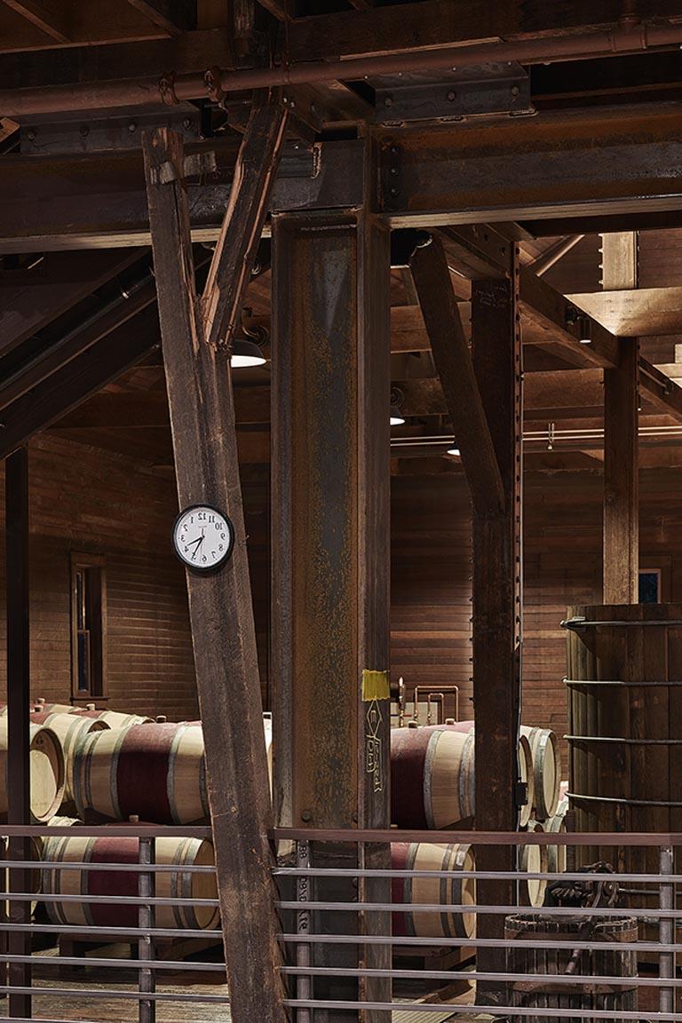 Trefethen Historic Winery cask room